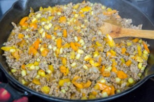 Tex Mex Ground Beef And Rice Skillet Yellow Bliss Road