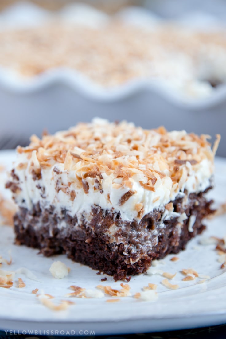 Chocolate Coconut Poke Cake Yellow Bliss Road