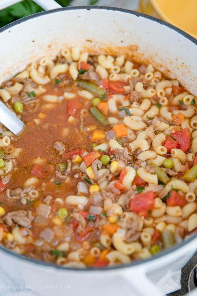 Easy Beef Macaroni Soup Goulash Soup Classic Comfort Food