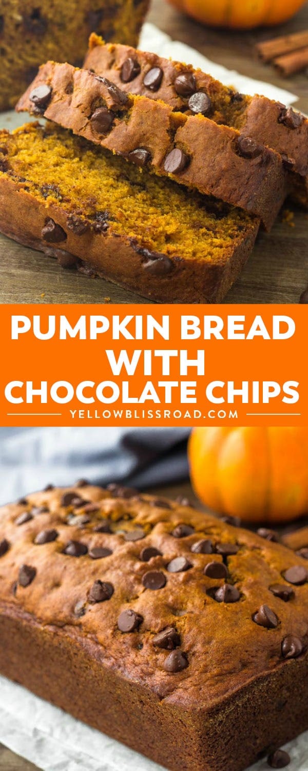 pumpkin bread with chocolate chips