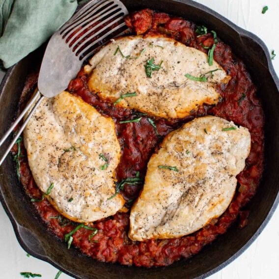 Skillet Chicken Pomodoro Recipe YellowBlissRoad