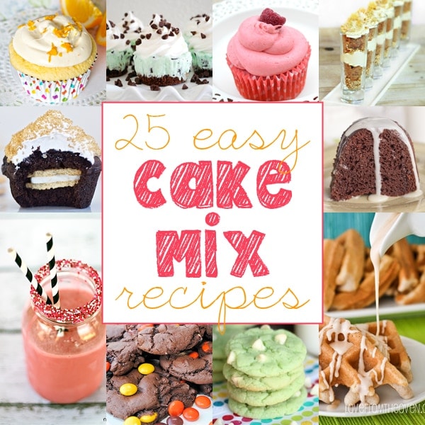 25 Awesomely Easy Cake Mix Recipes - Yellow Bliss Road