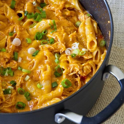 One Pot Cheesy Chicken Pasta - Yellow Bliss Road