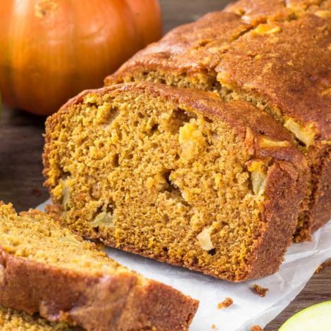 Pumpkin Bread with Apples (Pumpkin Apple Bread)