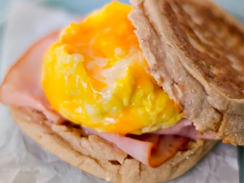 Scrambled Eggs and Ham (Microwave) Recipe