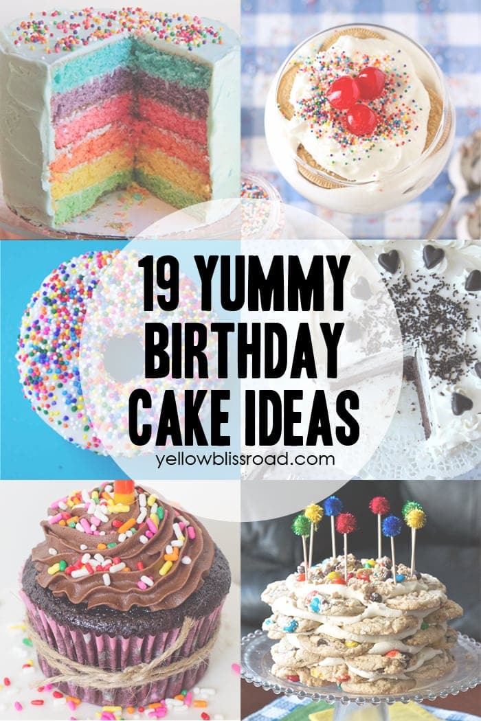 37 Birthday Printables And Cakes And A Giveaway Yellow