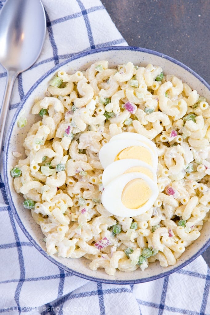 The Best Macaroni Salad Recipe | YellowBlissRoad.com