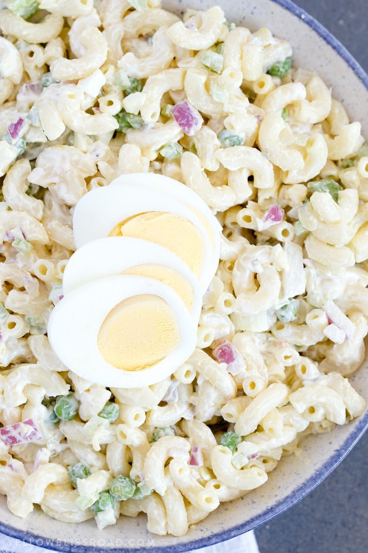 The Best Macaroni Salad Recipe | YellowBlissRoad.com