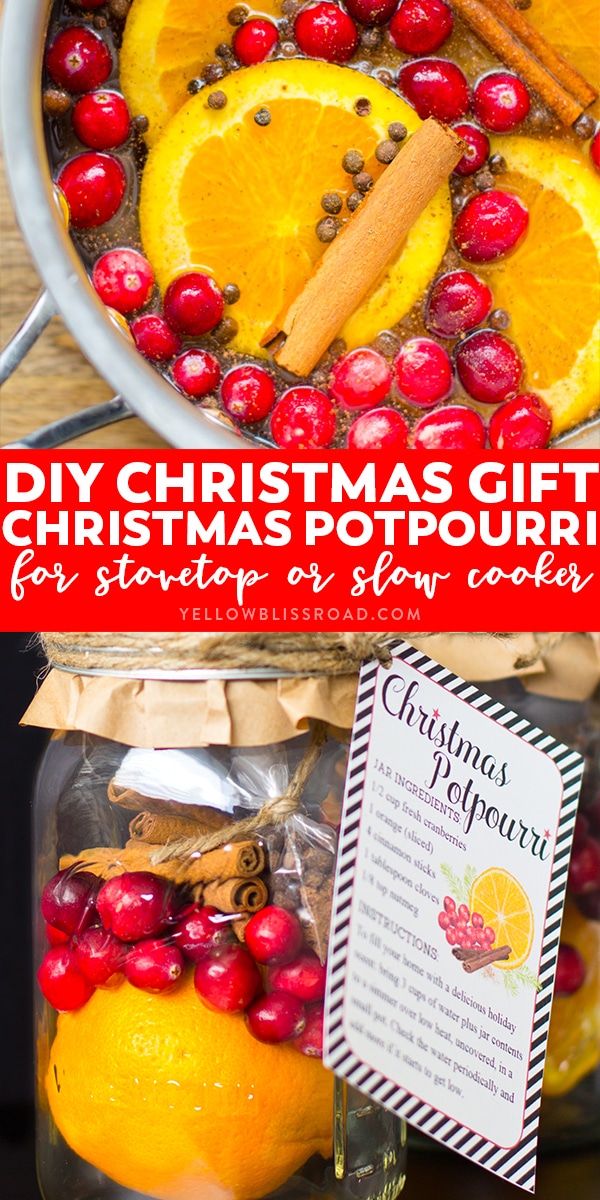 Free Christmas Simmer Pot Printable & Gift Idea – Our Home Made Easy