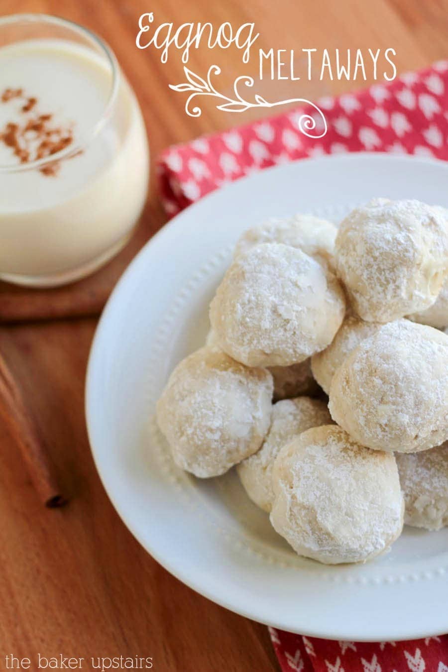 Eggnog Cookies (Meltaways) | YellowBlissRoad.com