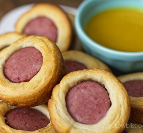 Sausage on sale crescent rolls