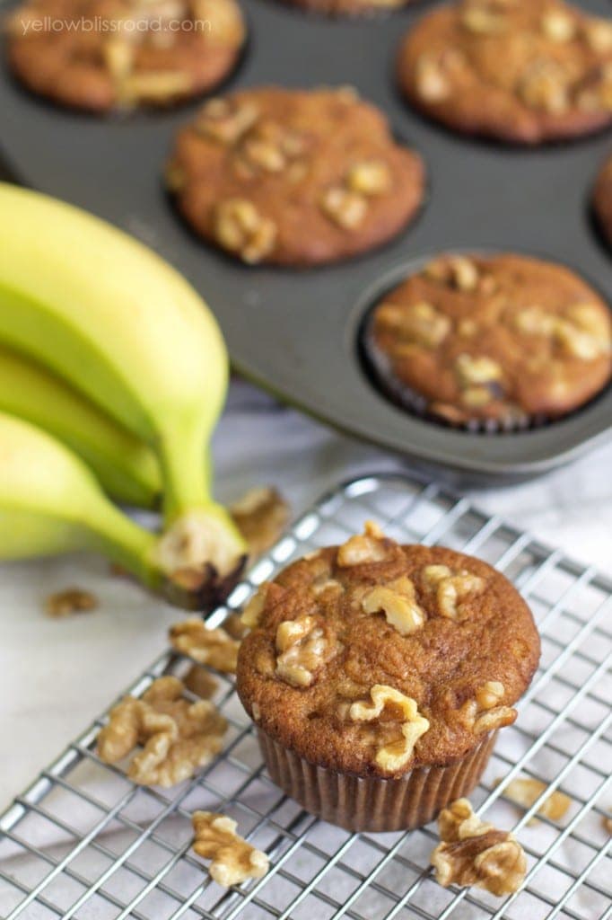 Sour Cream Banana Muffins