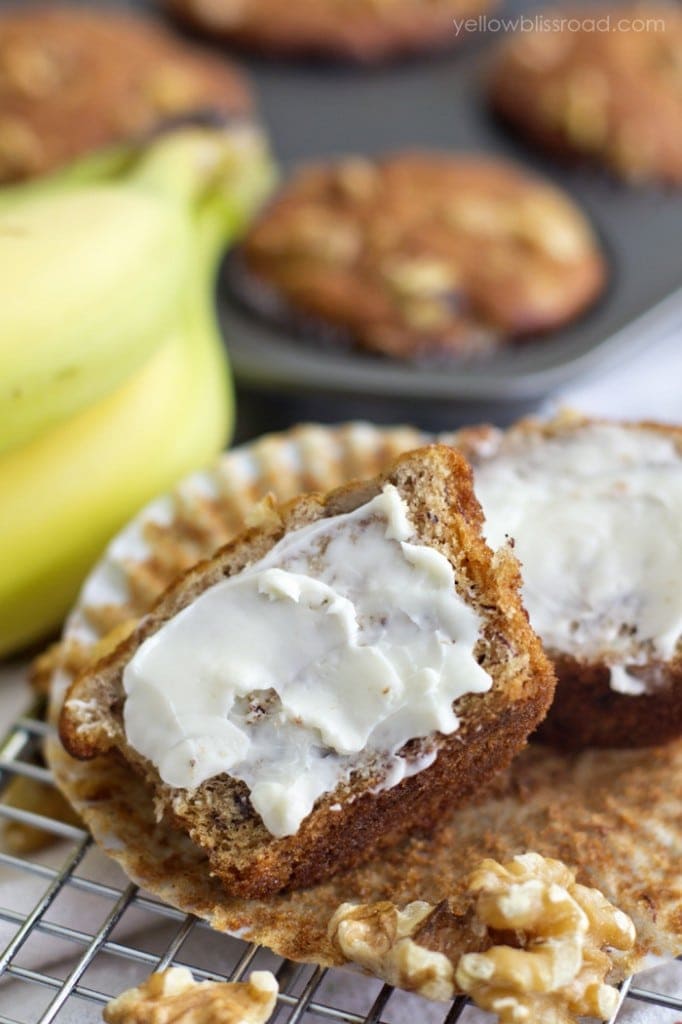 Sour Cream Banana Muffins