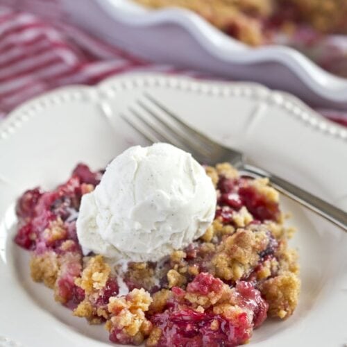 Triple Berry Sugar Cookie Cobbler - Yellow Bliss Road