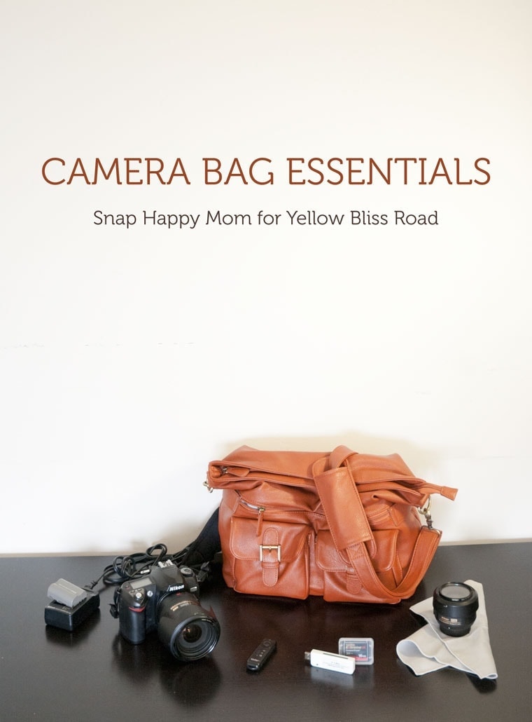 Camera Bag Essentials Yellow Bliss Road