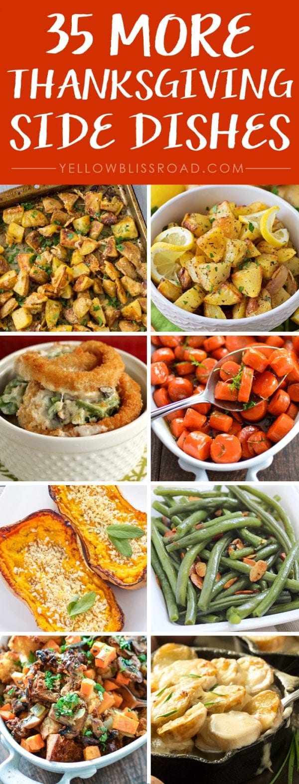 35 NEW Thanksgiving Side Dishes | YellowBlissRoad.com
