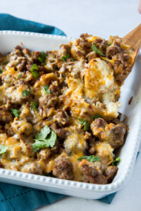 Spicy Mexican Breakfast Casserole 