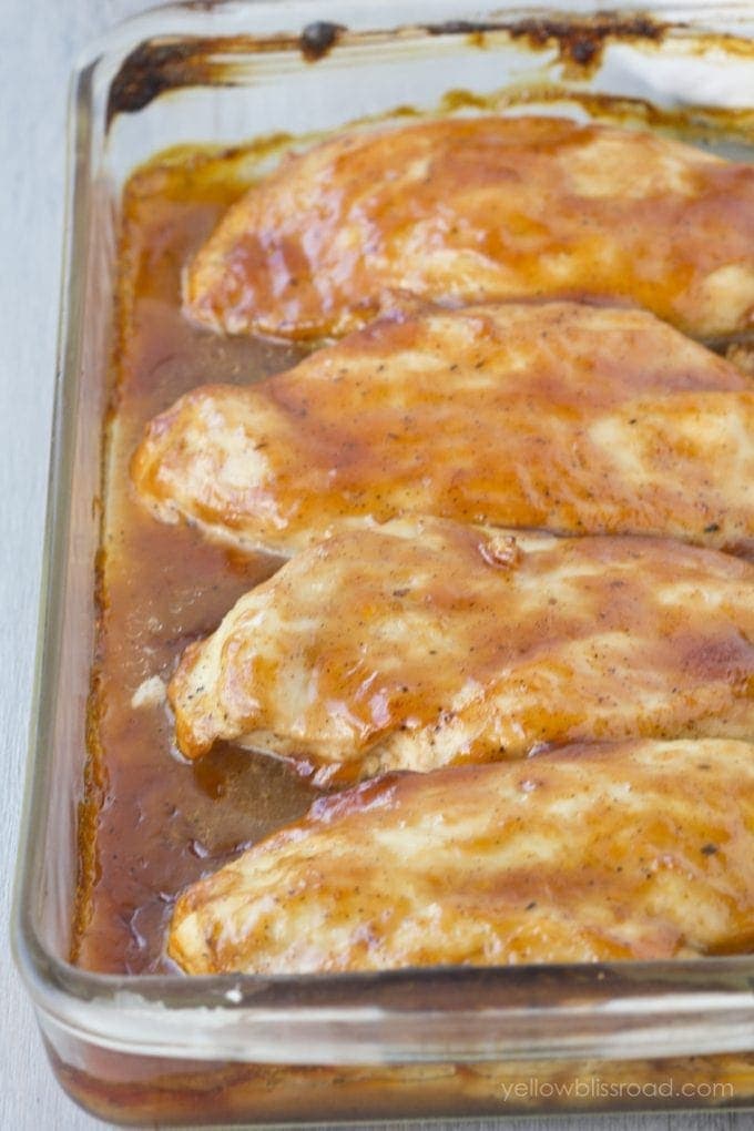 Easy Baked BBQ Chicken Breast Recipe (Oven Barbecue Chicken)