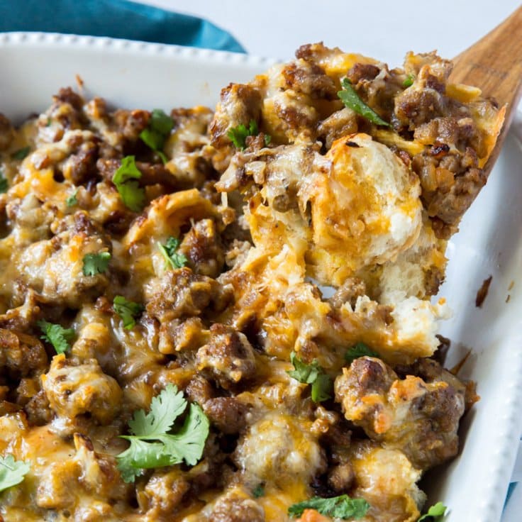 Spicy Mexican Breakfast Casserole 