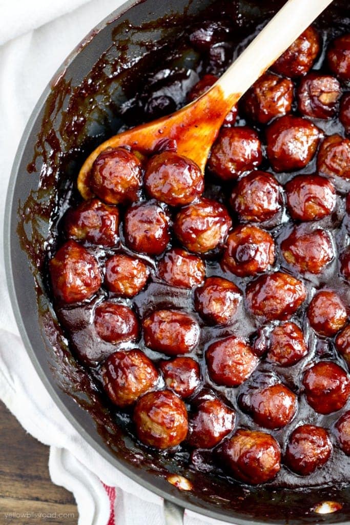 Cranberry Meatballs Stovetop Or Slow Cooker Video