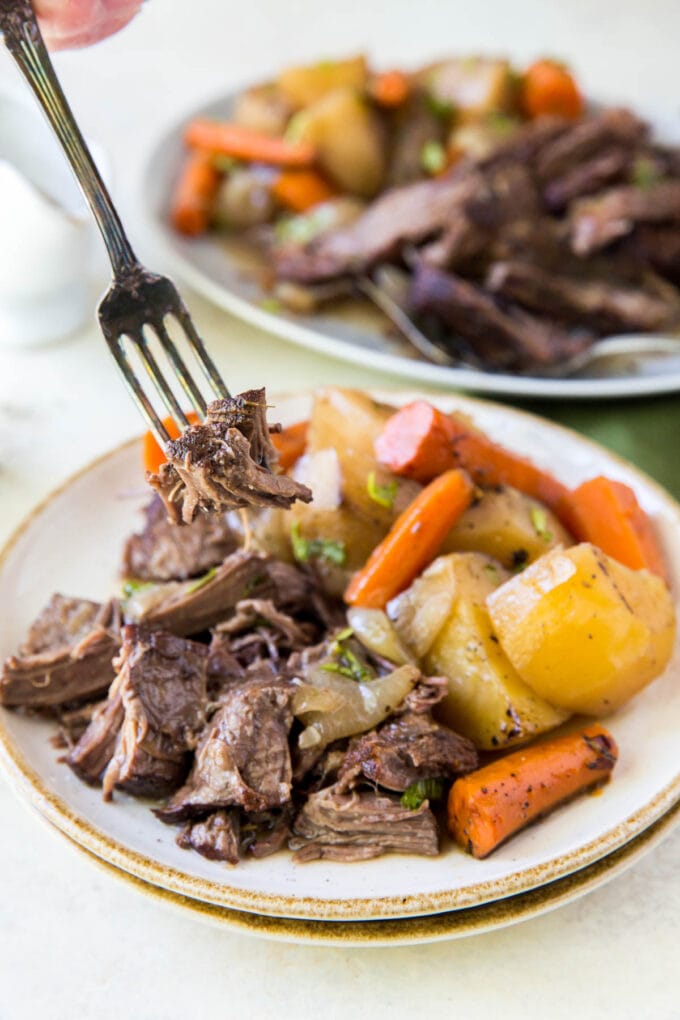 Dutch Oven Pot Roast (Easy and Full of Flavor!) | YellowBlissRoad.com