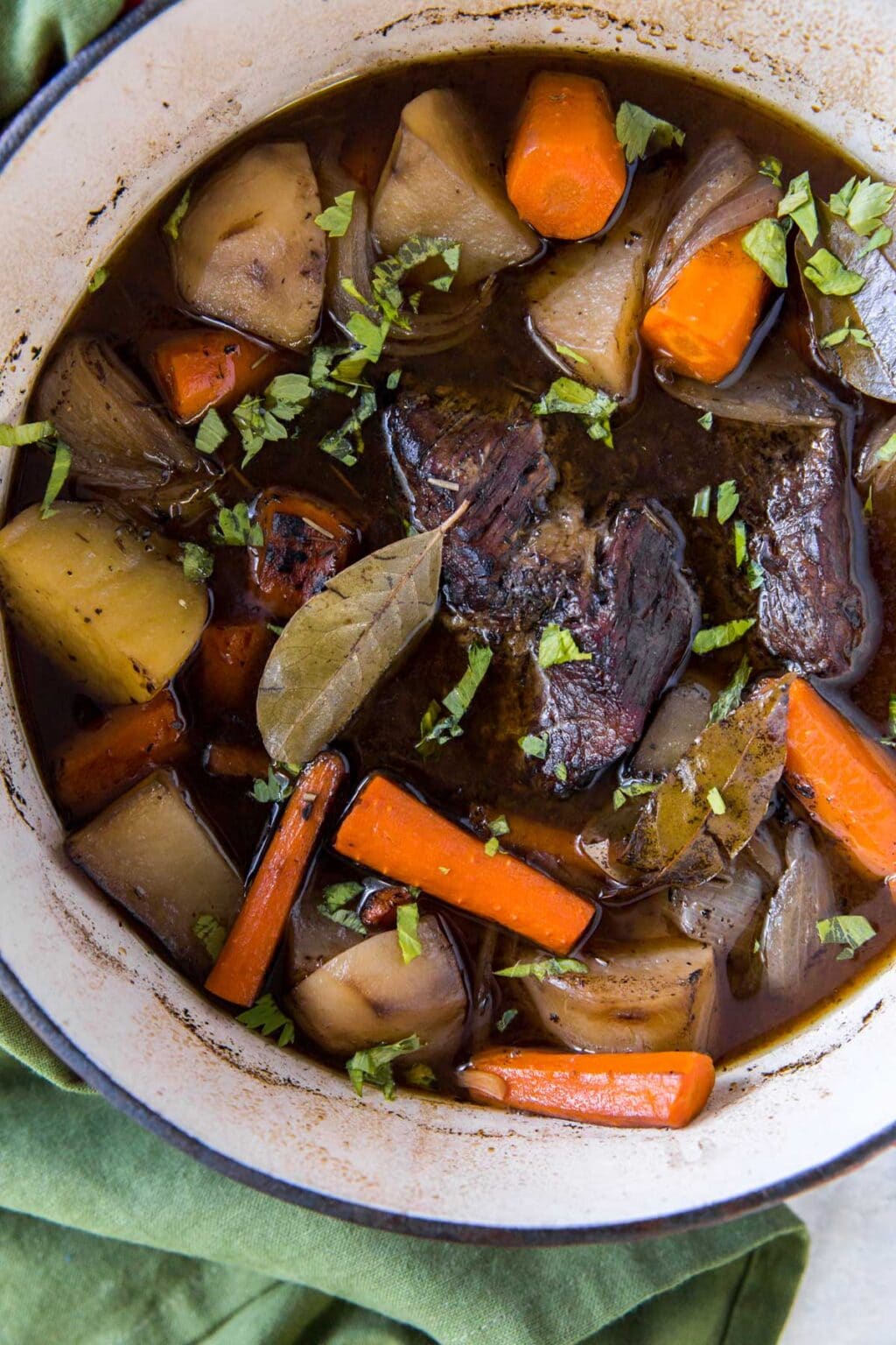 Dutch Oven Pot Roast (Easy and Full of Flavor!) | YellowBlissRoad.com