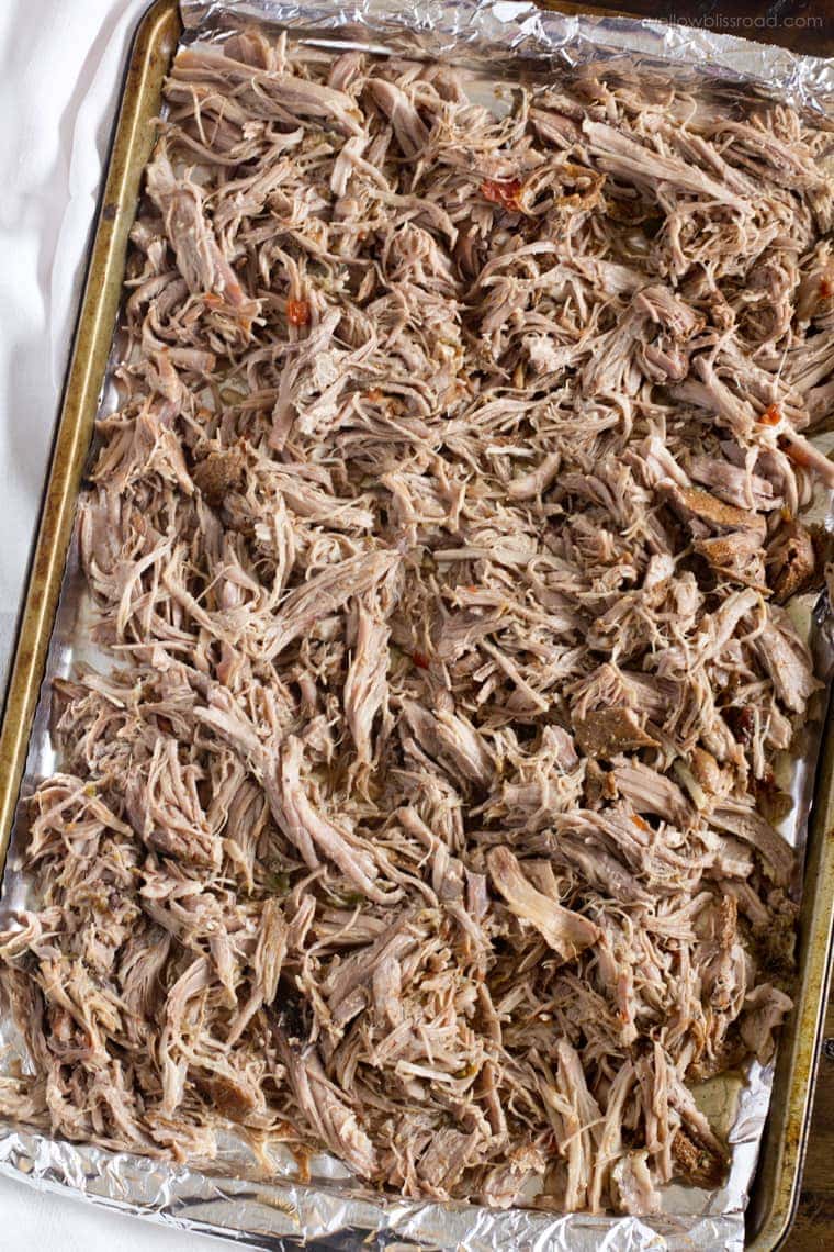 Shredded pork, Pork carnitas, Pork