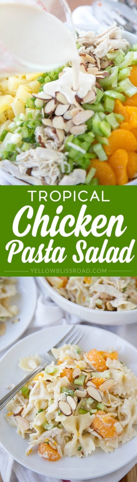 Tropical Chicken Pasta Salad Yellow Bliss Road 1991