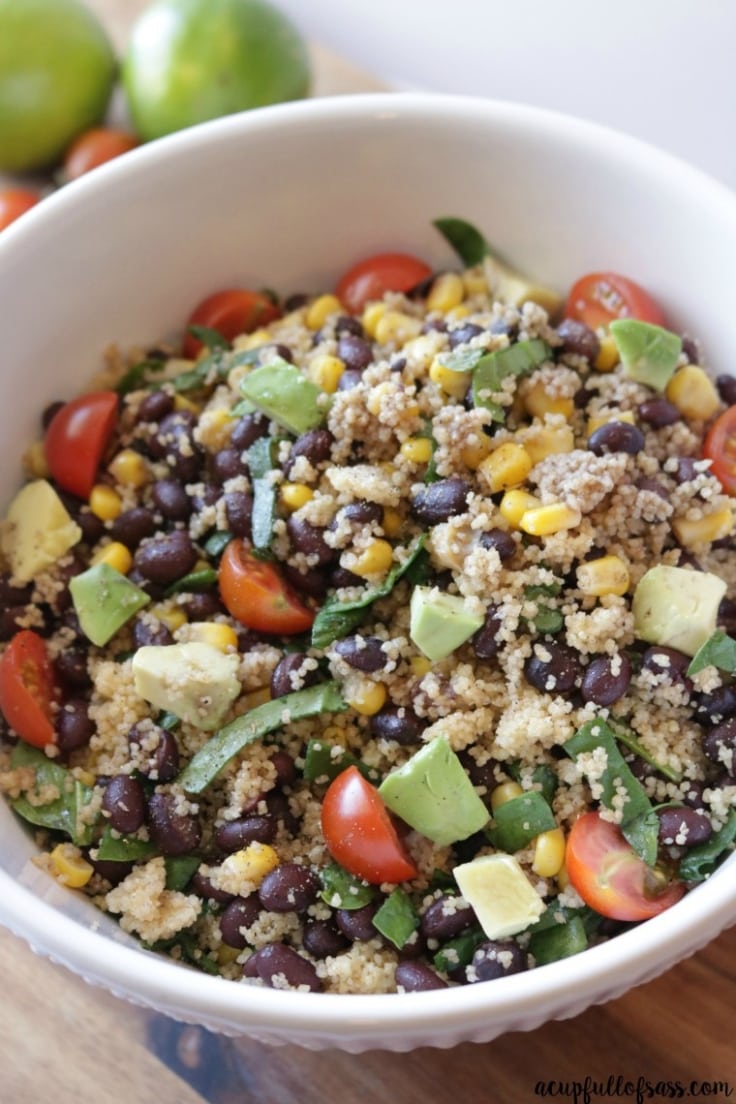 Black Bean and Couscous Salad - Yellow Bliss Road