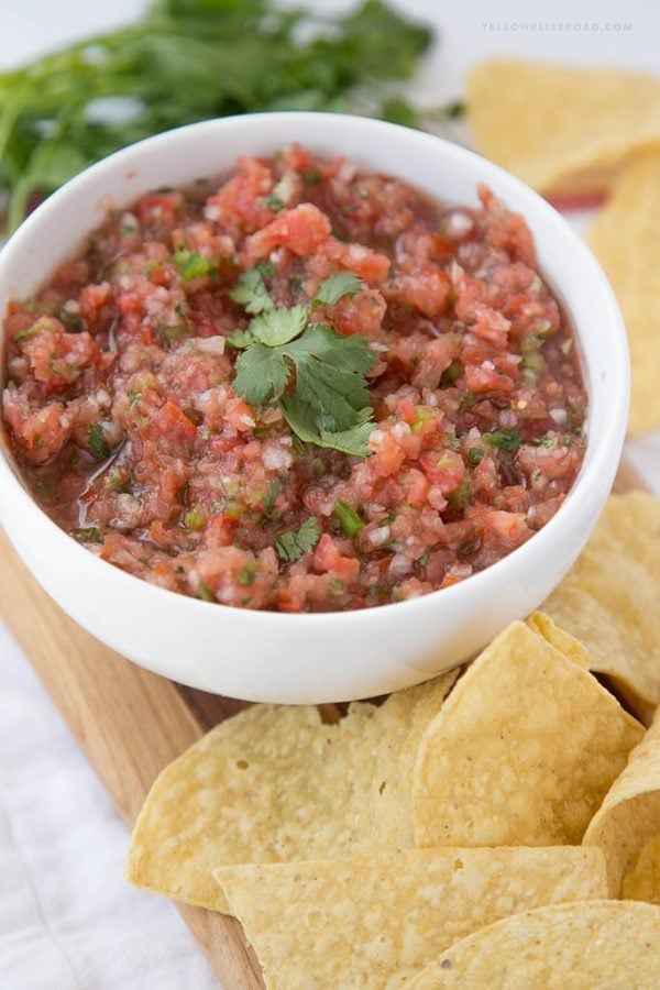 Easy Fresh Salsa with Corn & Black Beans - Yellow Bliss Road