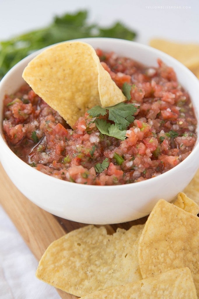 Easy Fresh Salsa with Corn & Black Beans - Yellow Bliss Road