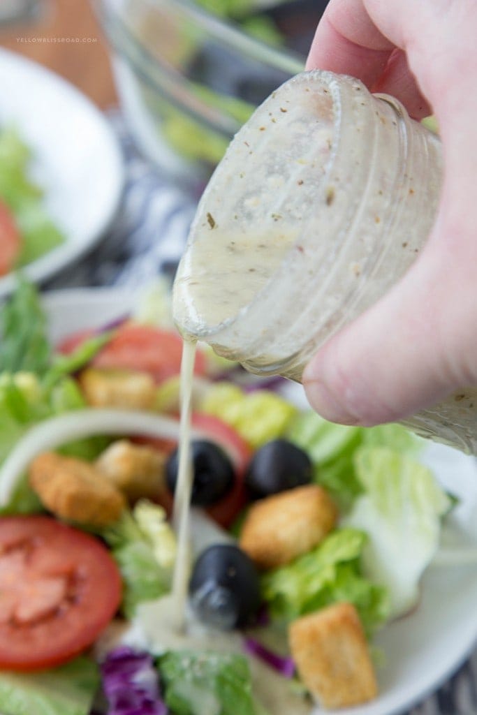 Copycat Olive Garden Salad Dressing - The Foodie and The Fix