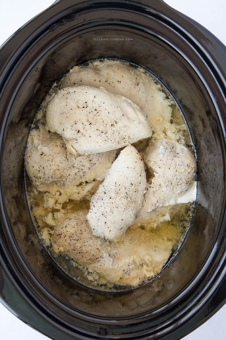 Slow Cooker Shredded Chicken for Easy Meal Prep