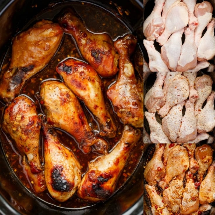 Slow Cooker Chicken Drumsticks Asian Style