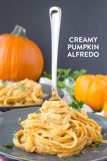 Pumpkin Alfredo (Easy Pumpkin Recipes) | YellowBlissRoad.com