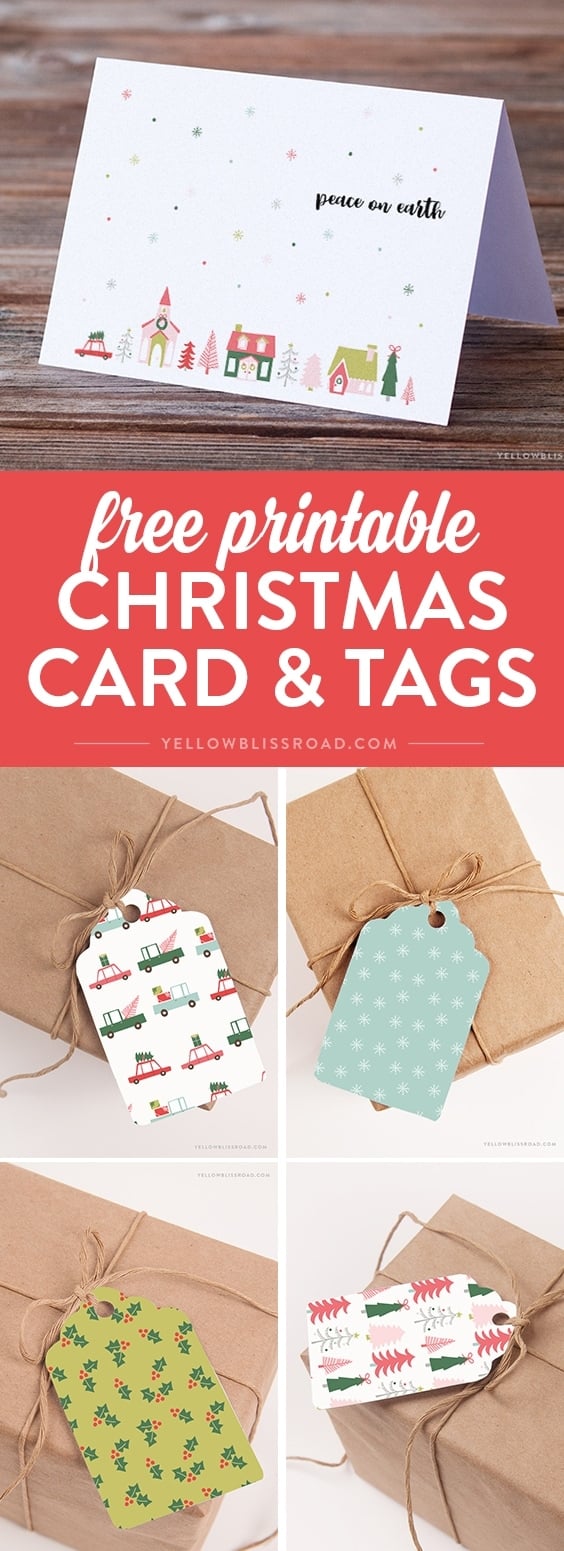 101 Free Printable Christmas Tags You Can Print At Home (2024)- So Festive!