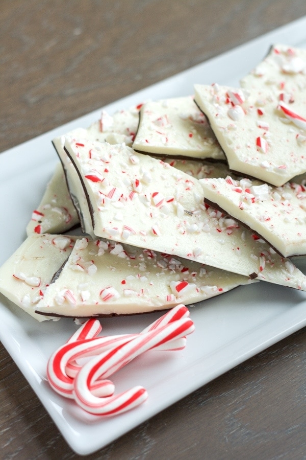 White Chocolate Peppermint Bark - Yellow Bliss Road