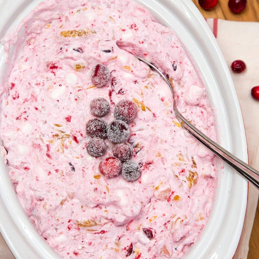 Cranberry Fluff Salad - Yellow Bliss Road