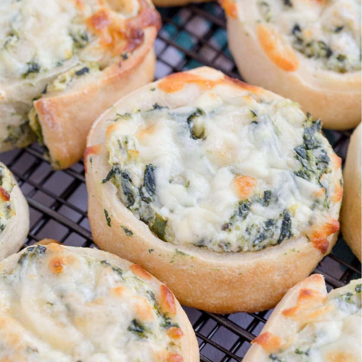 Spinach Artichoke Dip Pinwheels - Yellow Bliss Road