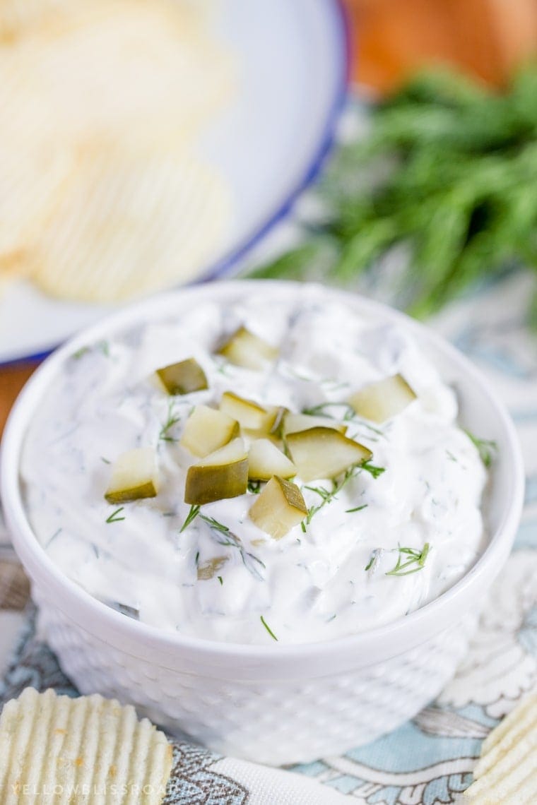 The Best Easy Dill Pickle Dip Yellowblissroad Com