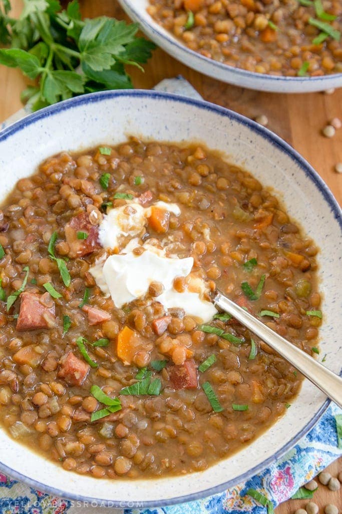 Pressure cooker lentil discount soup