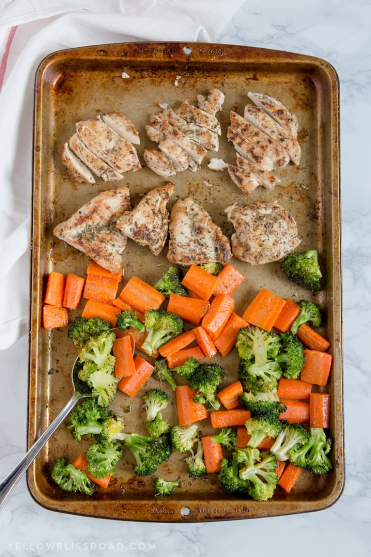 Sheet Pan Italian Chicken And Vegetables Yellow Bliss Road