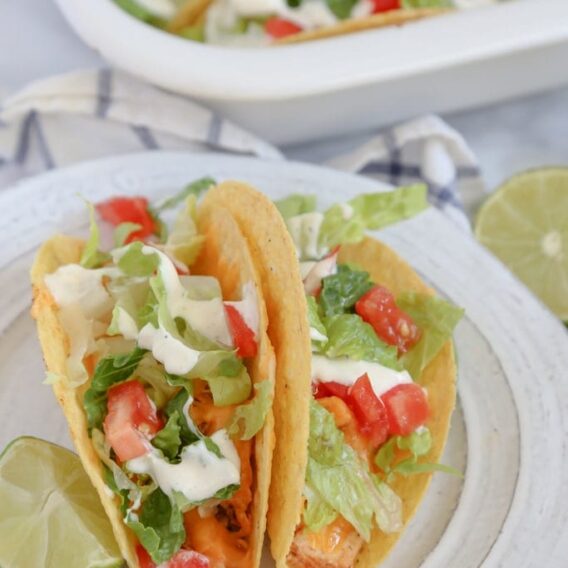 Slow Cooker Ranch Chicken Tacos For Taco Tuesday