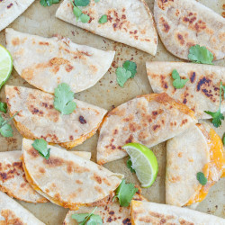 Mini Ranch Chicken Bean And Cheese Quesadillas