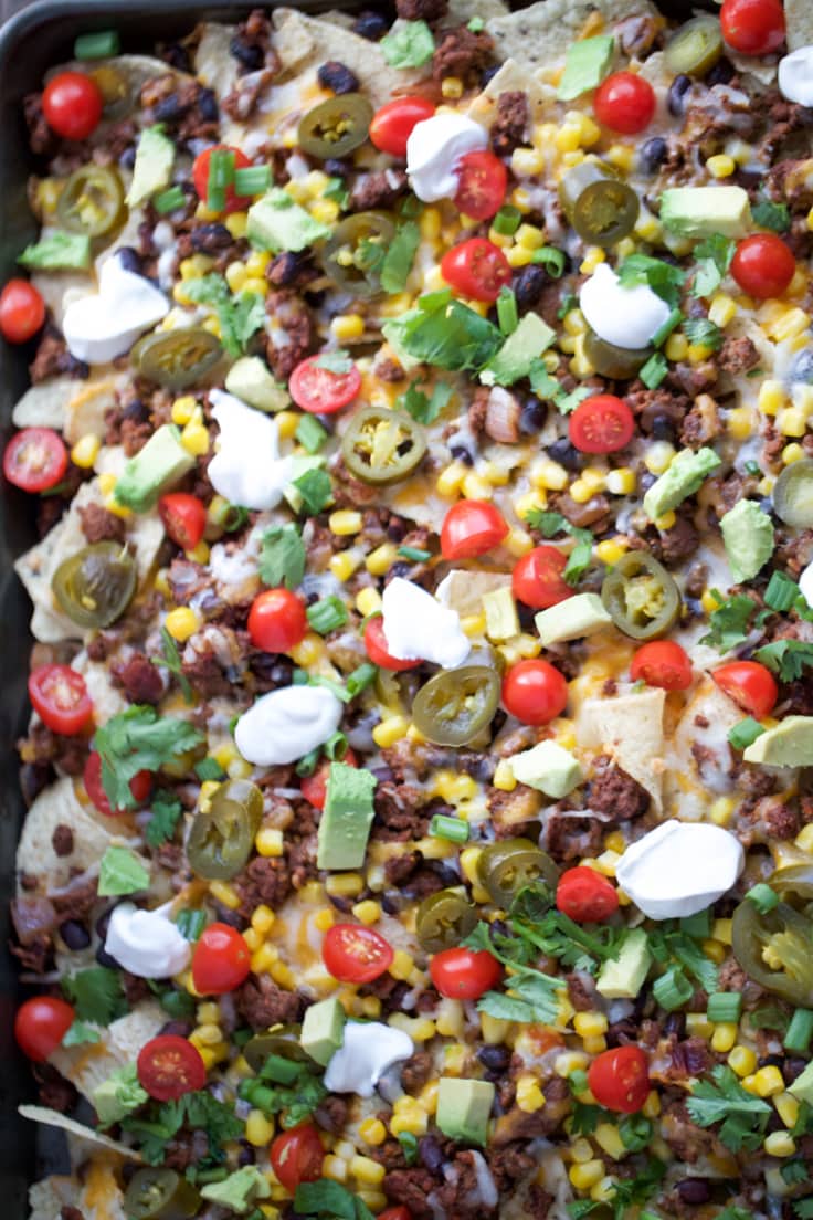 Sheet Pan Nachos - A Crowd Pleasing Diy Mexican Meal