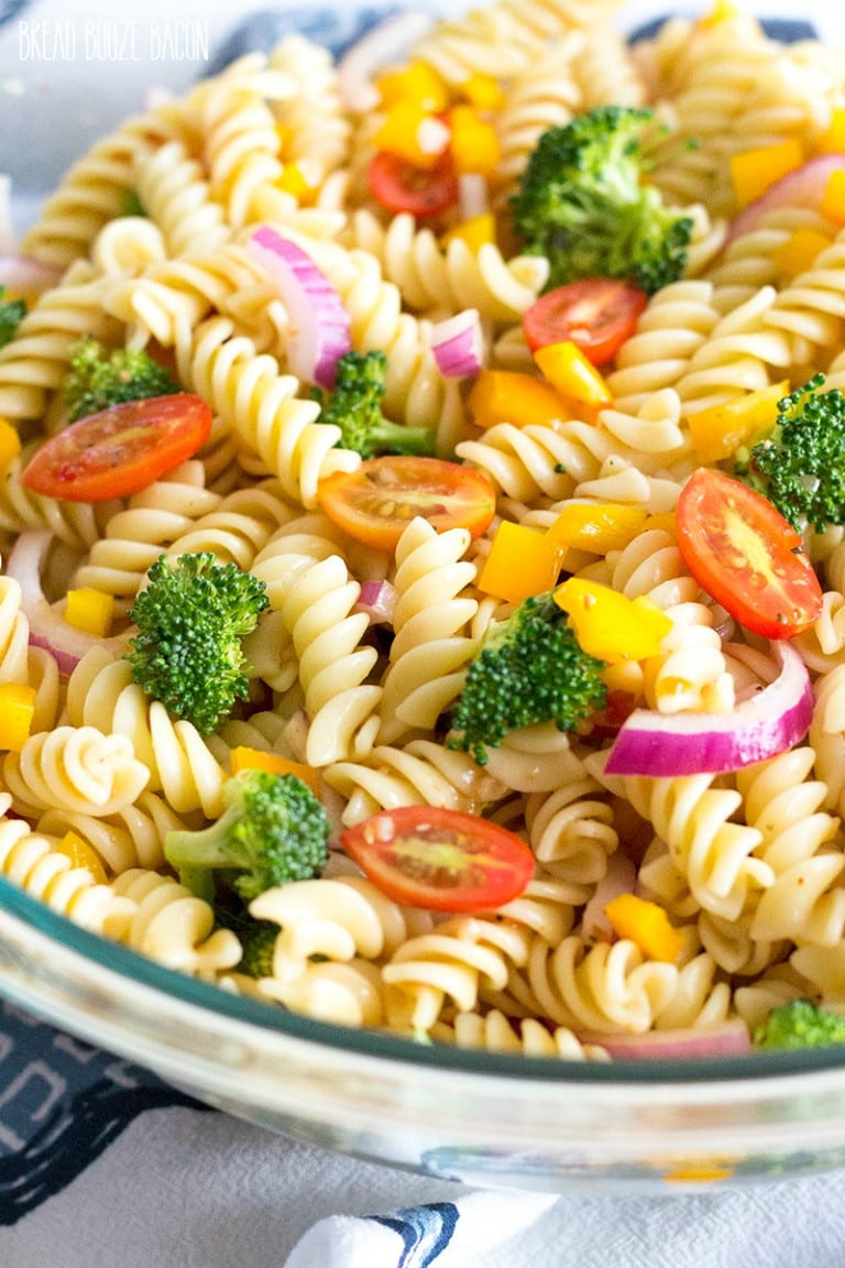 Easy Vegetable Pasta Salad - Yellow Bliss Road