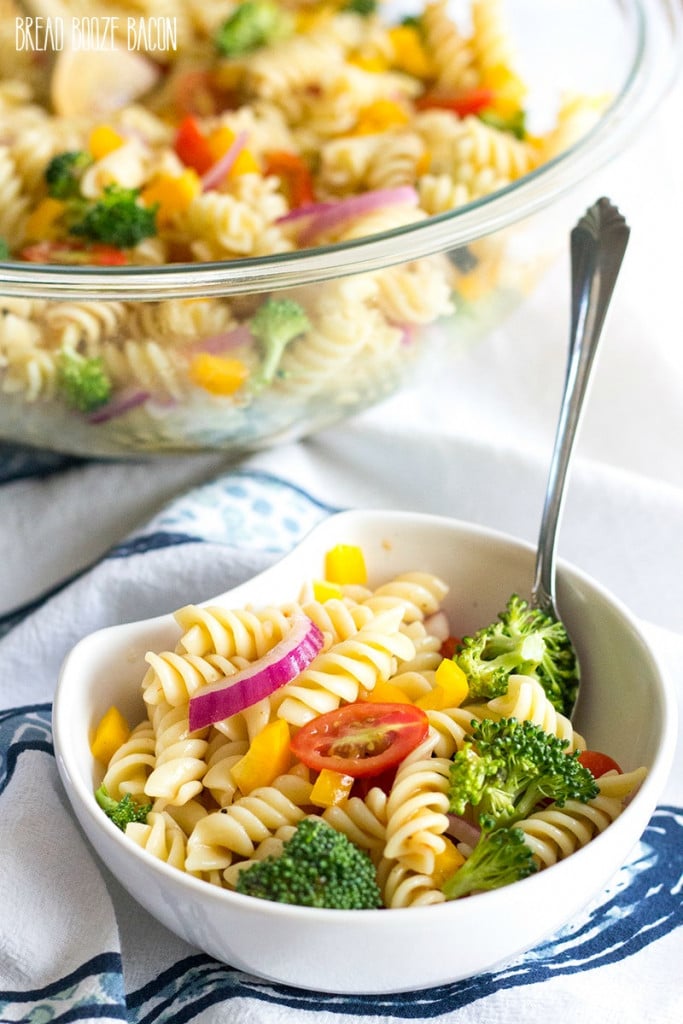 Easy Vegetable Pasta Salad - Yellow Bliss Road