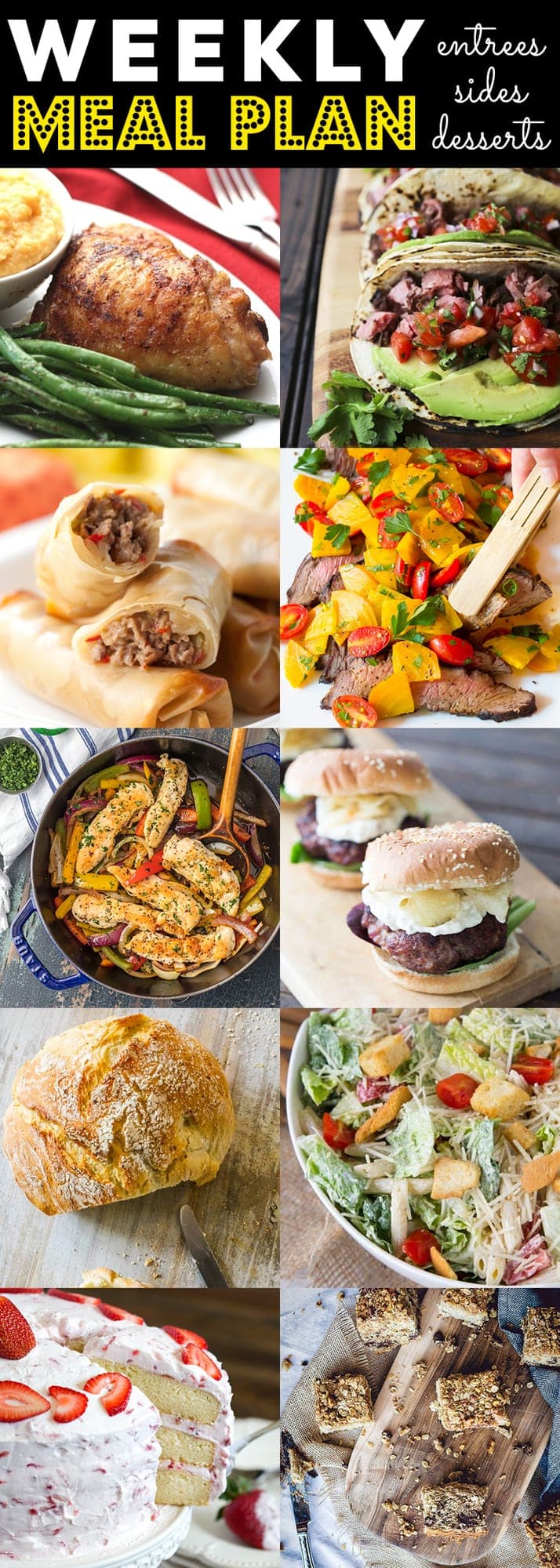 Weekly Meal Plan #68 | Recipes from 10 Great Food Bloggers
