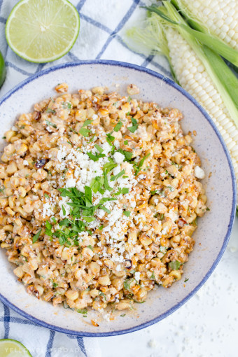 Creamy Mexican Street Corn Salad - Easy Summer Side Dish