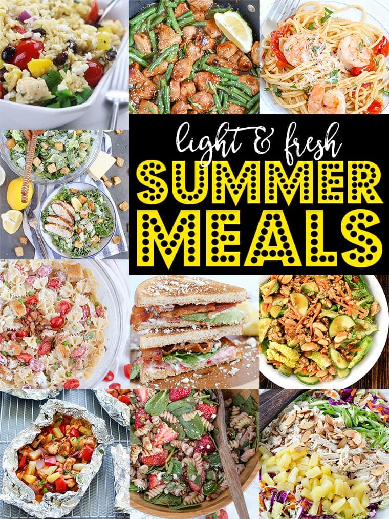 30 Light Summer Meals Perfect for Dining